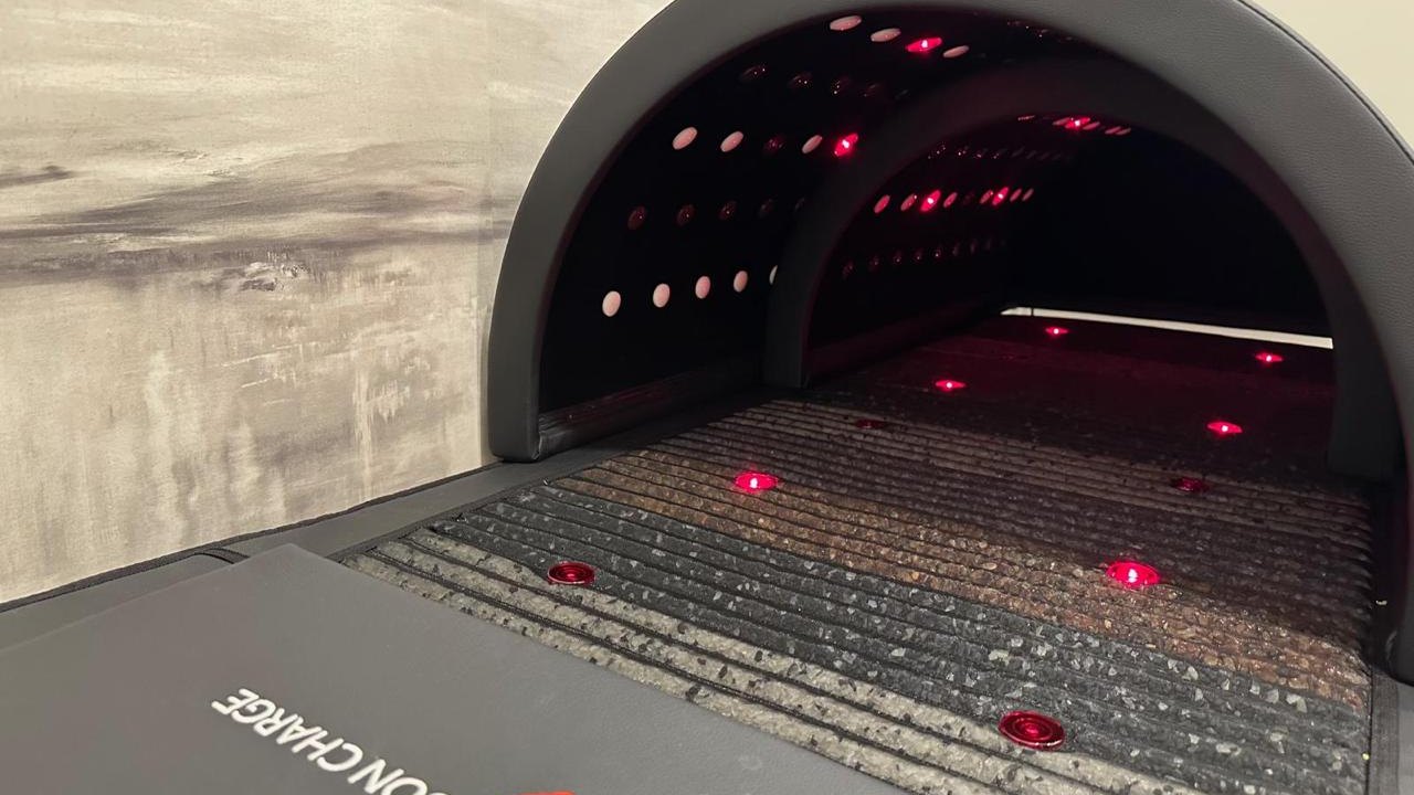 Red light therapy bed