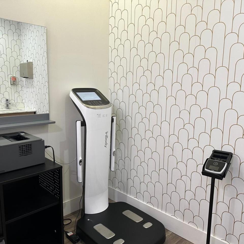 InBody 970 body composition analyzer at the clinic